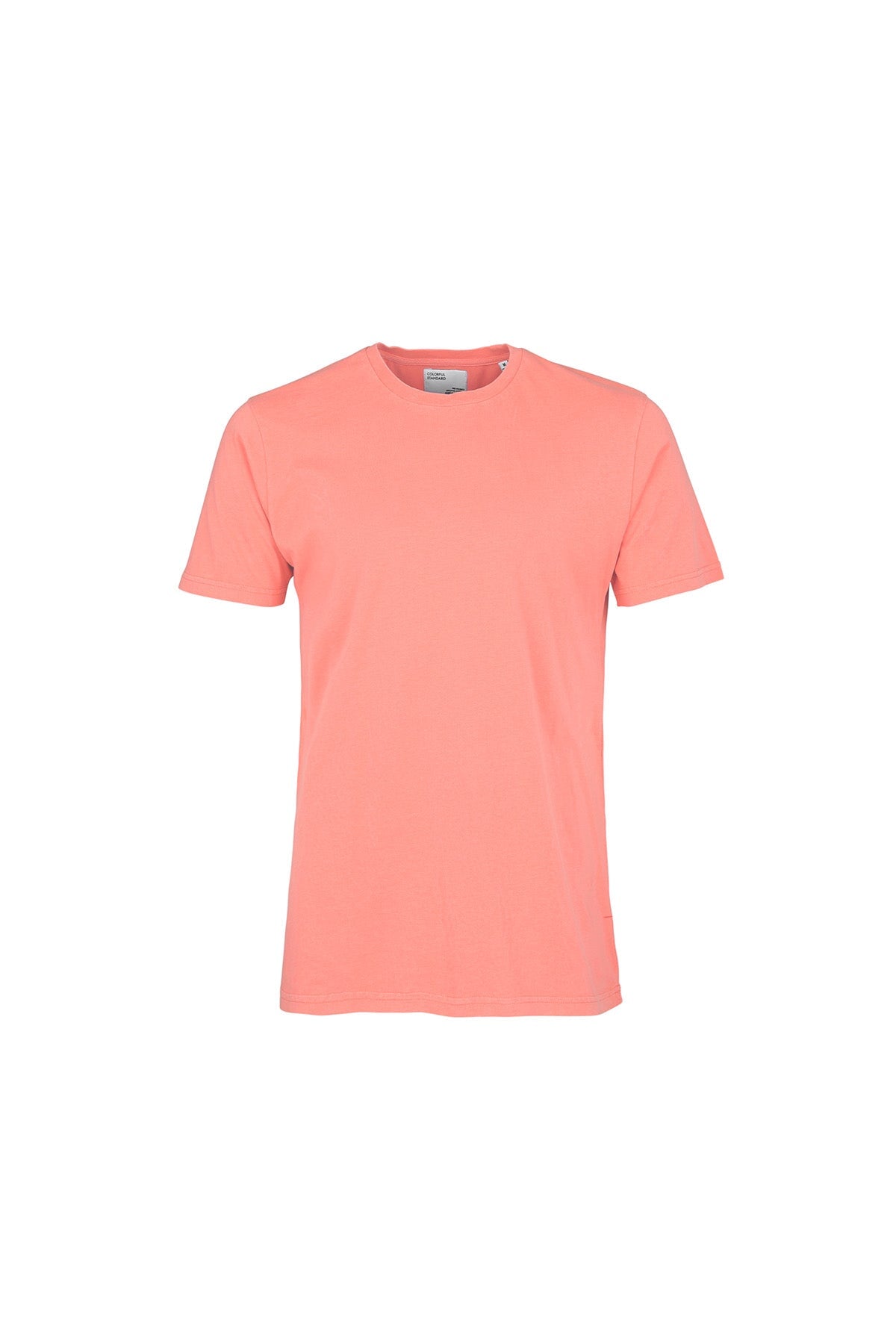 T-Shirt Classic Organic Tee Bright Coral T-Shirt Colorful Standard 