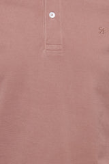 T-Shirt Theis garment dyed polo shirt Nutmeg T-Shirt Casual Friday 