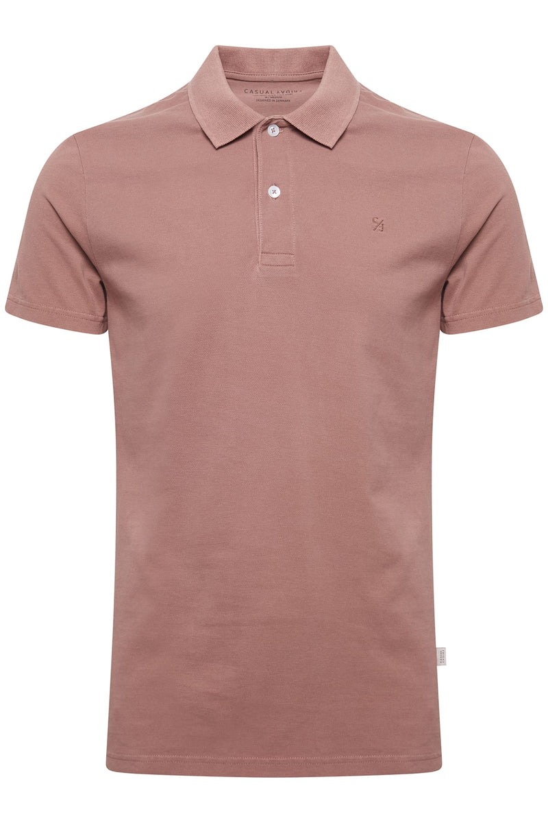 T-Shirt Theis garment dyed polo shirt Nutmeg T-Shirt Casual Friday 