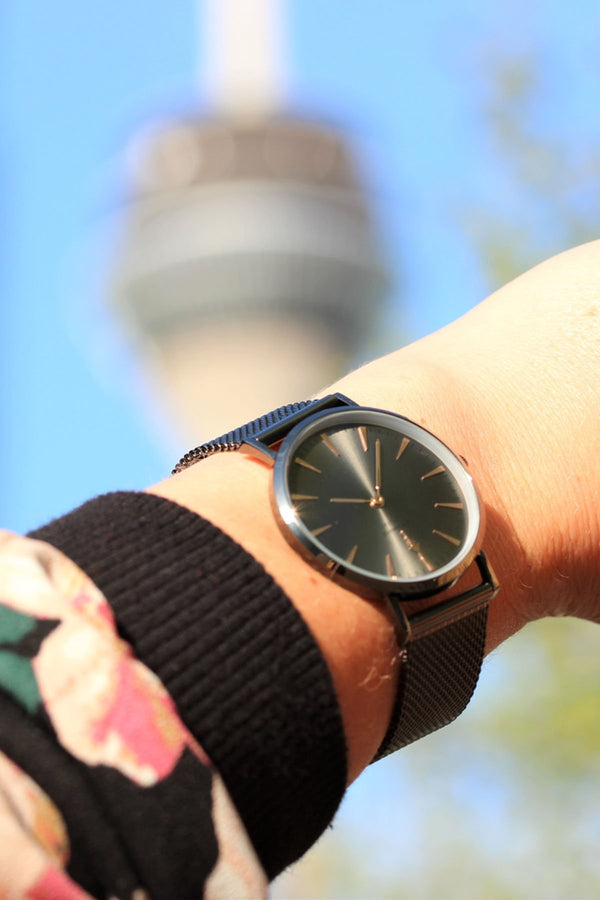 Uhr Körinna grau Uhren Zeitlos Düsseldorf 
