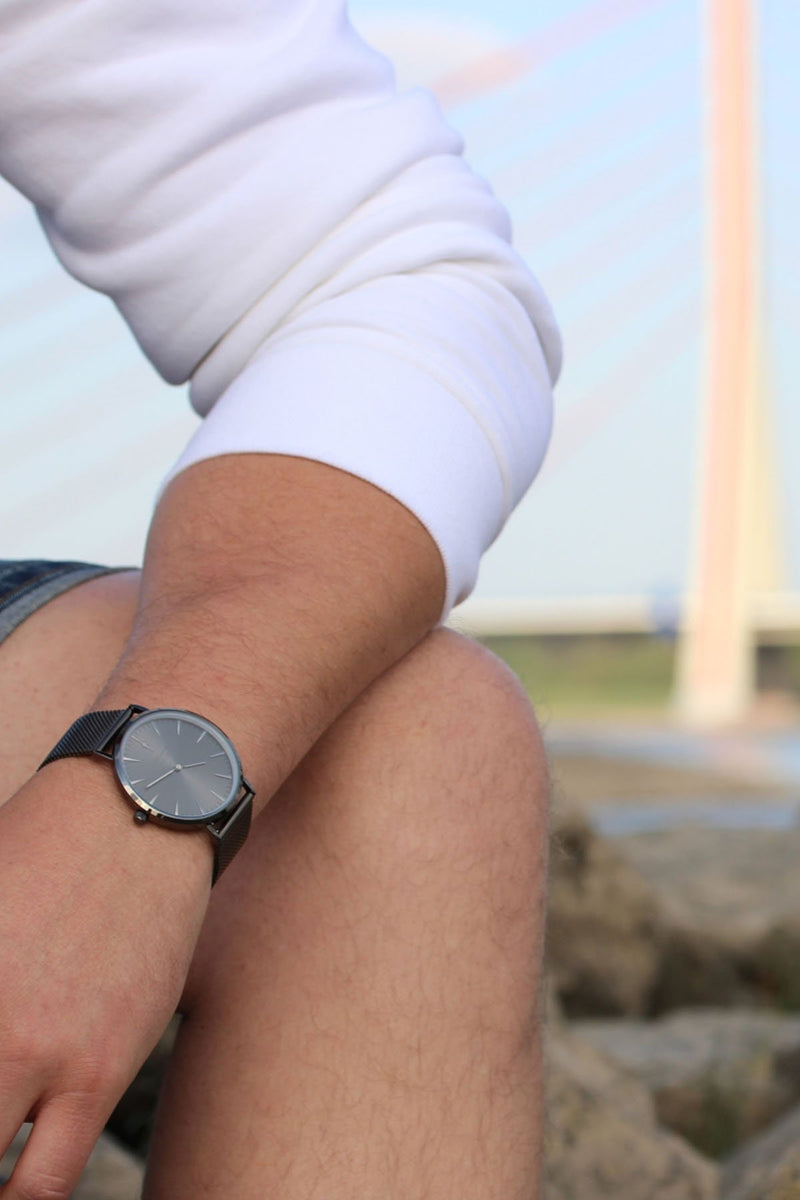 Uhr Rheiner grau Uhren Zeitlos Düsseldorf 