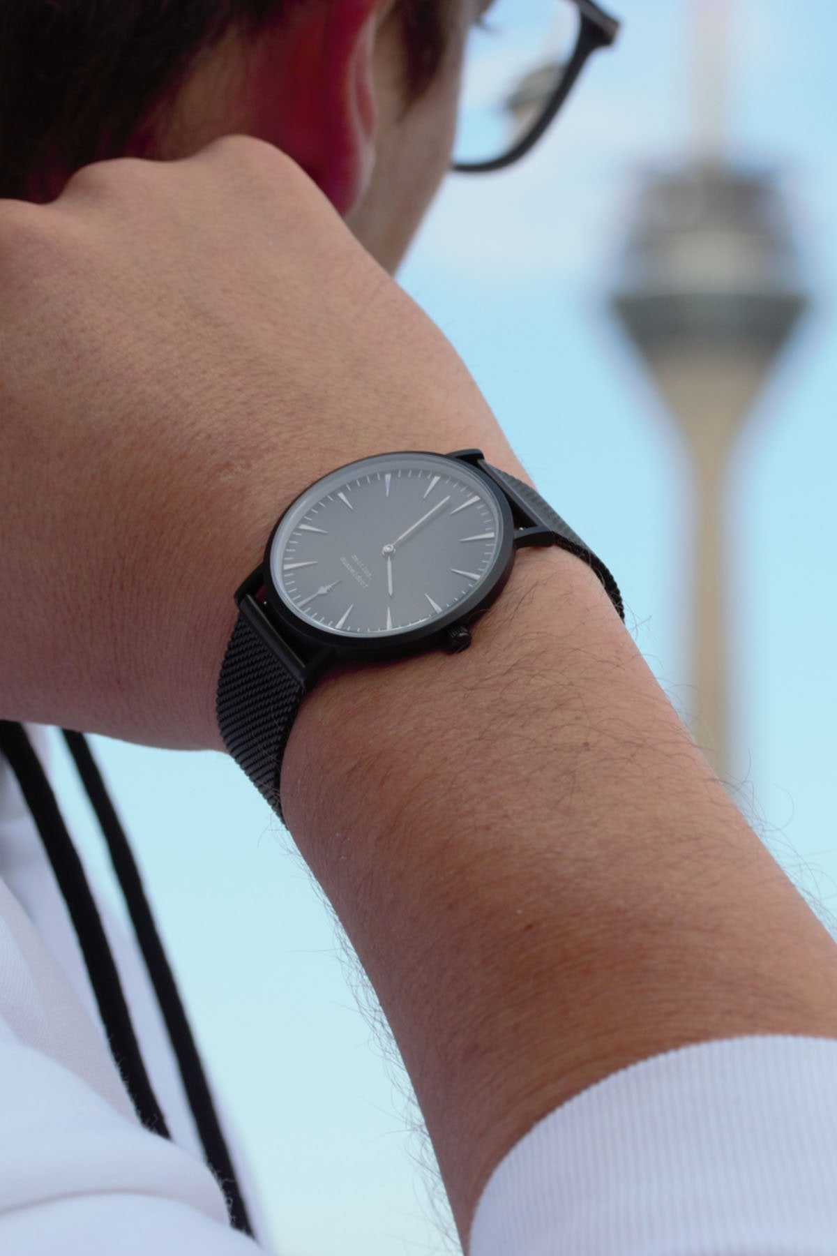 Uhr Rheiner schwarz Uhren Zeitlos Düsseldorf 